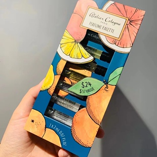 【香水试管】欧珑试管礼盒2ml×7支赤霞橘光/加州盛夏/西柚天堂