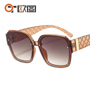 M331新款 防紫外线方框修脸复古墨镜 潮流街拍网红男女士太阳镜