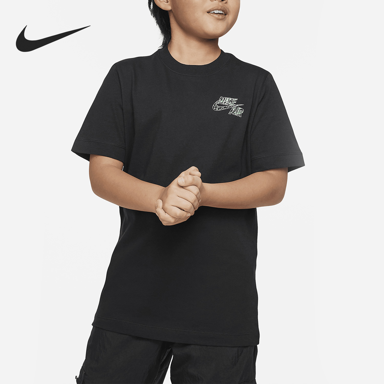 Nike/耐克正品夏季Sportswear大童运动短袖T恤FD0845-010