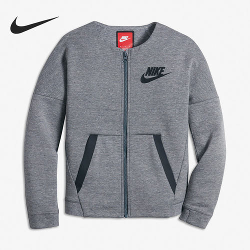 Nike/耐克正品新款运动休闲大童拉链长袖外套 806214-091-封面