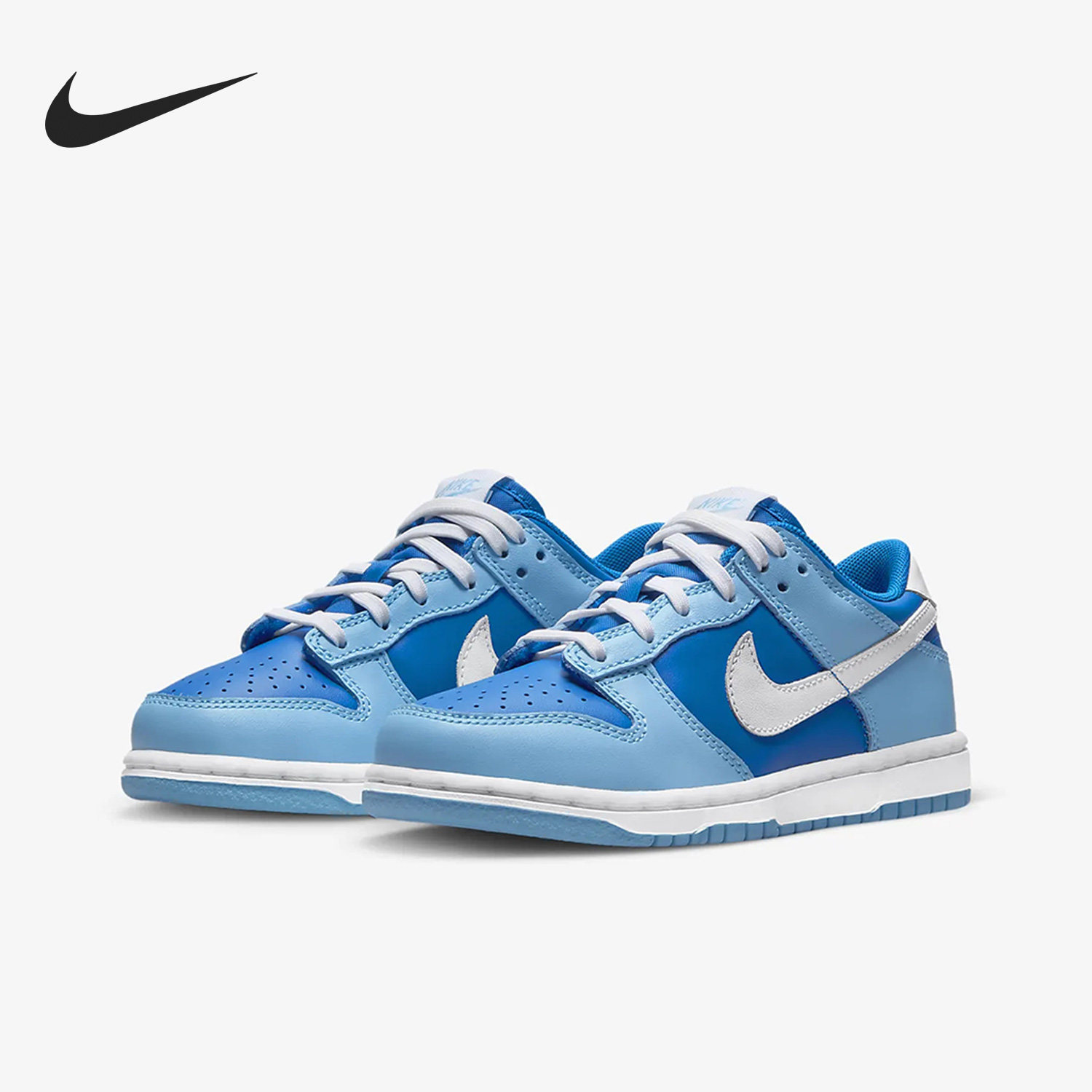 nike/耐克正品dunk low retro qs儿童运动休闲板鞋dv2635-400