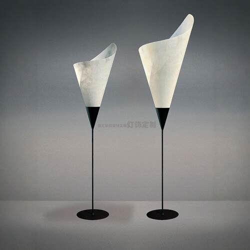Calla 马蹄莲落地灯现代简约纸艺客厅设计师款酒店立灯展厅装饰灯