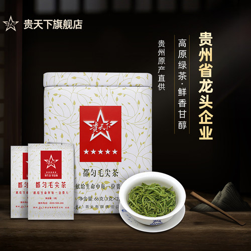 贵天下雨前都匀毛尖实惠罐装66克