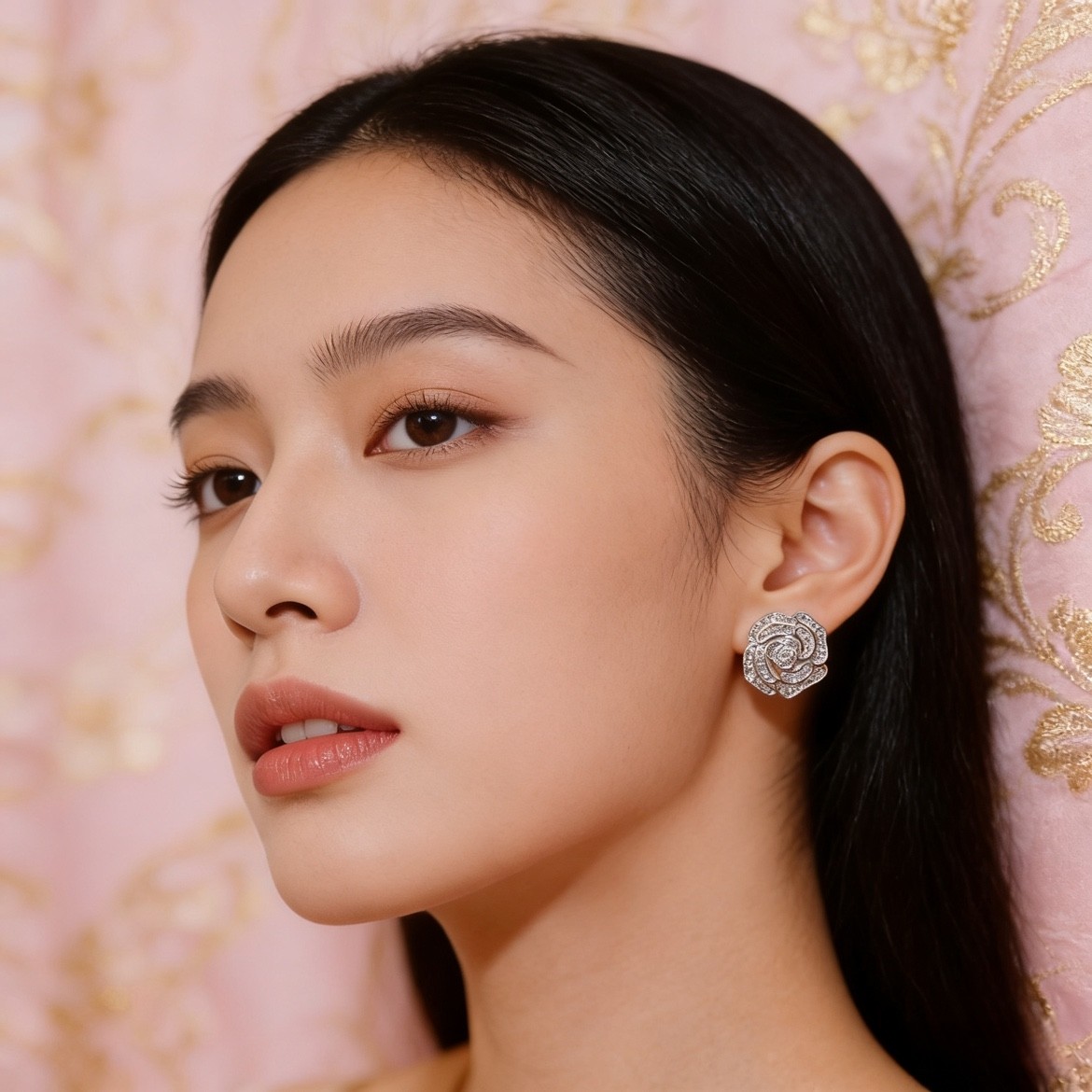 法式轻奢高级感玫瑰山茶花小香风耳饰银针耳钉名媛新娘耳环精致,饰品/流行首饰/时尚饰品新,耳环,淘宝优惠券,粉丝福利购,淘宝优惠卷