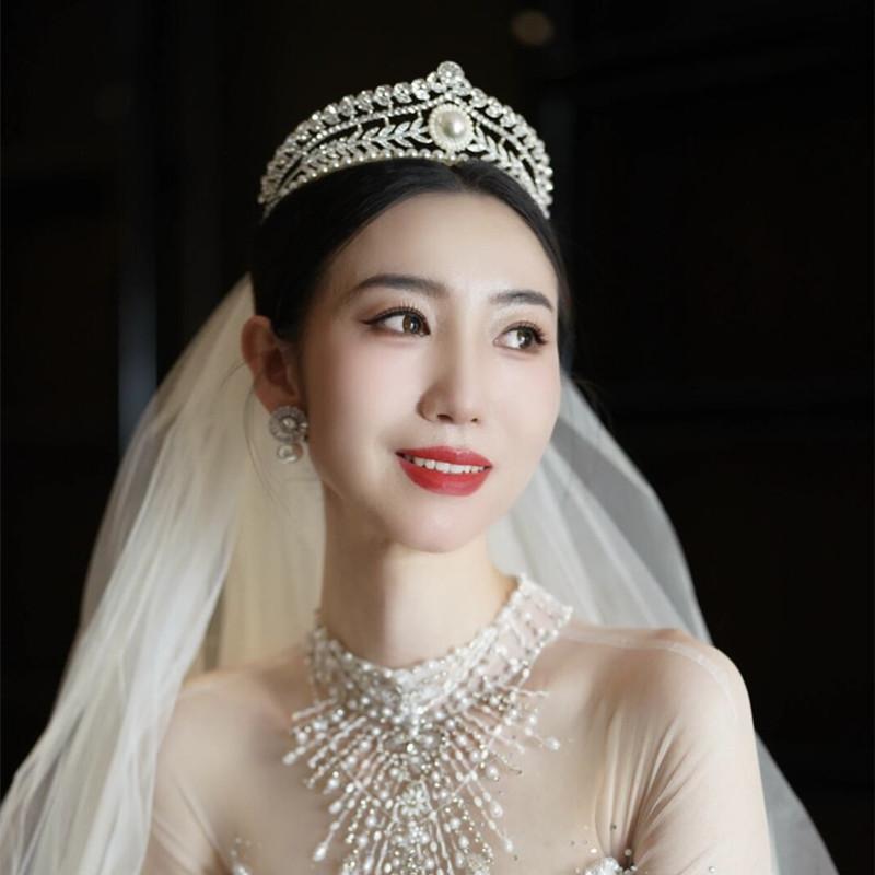 百搭优雅复古结婚皇冠头饰新娘