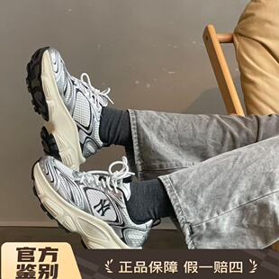 正品MLB张凌赫同款老爹鞋新款情侣款赛博厚底增高运动鞋3ASHWD15N