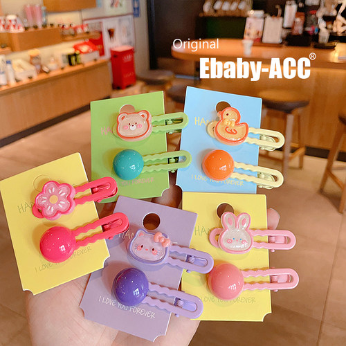 甜美可爱不伤发前额刘海夹