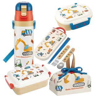 日本Skater工程车系列儿童饭盒保温水杯餐具