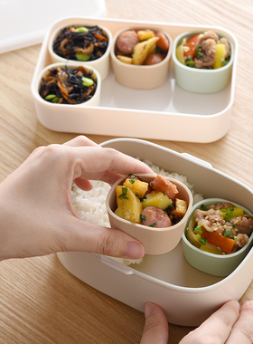 日本进口Arnest硅胶菜杯分餐保存容器便当菜储藏冷冻盒微波炉加热