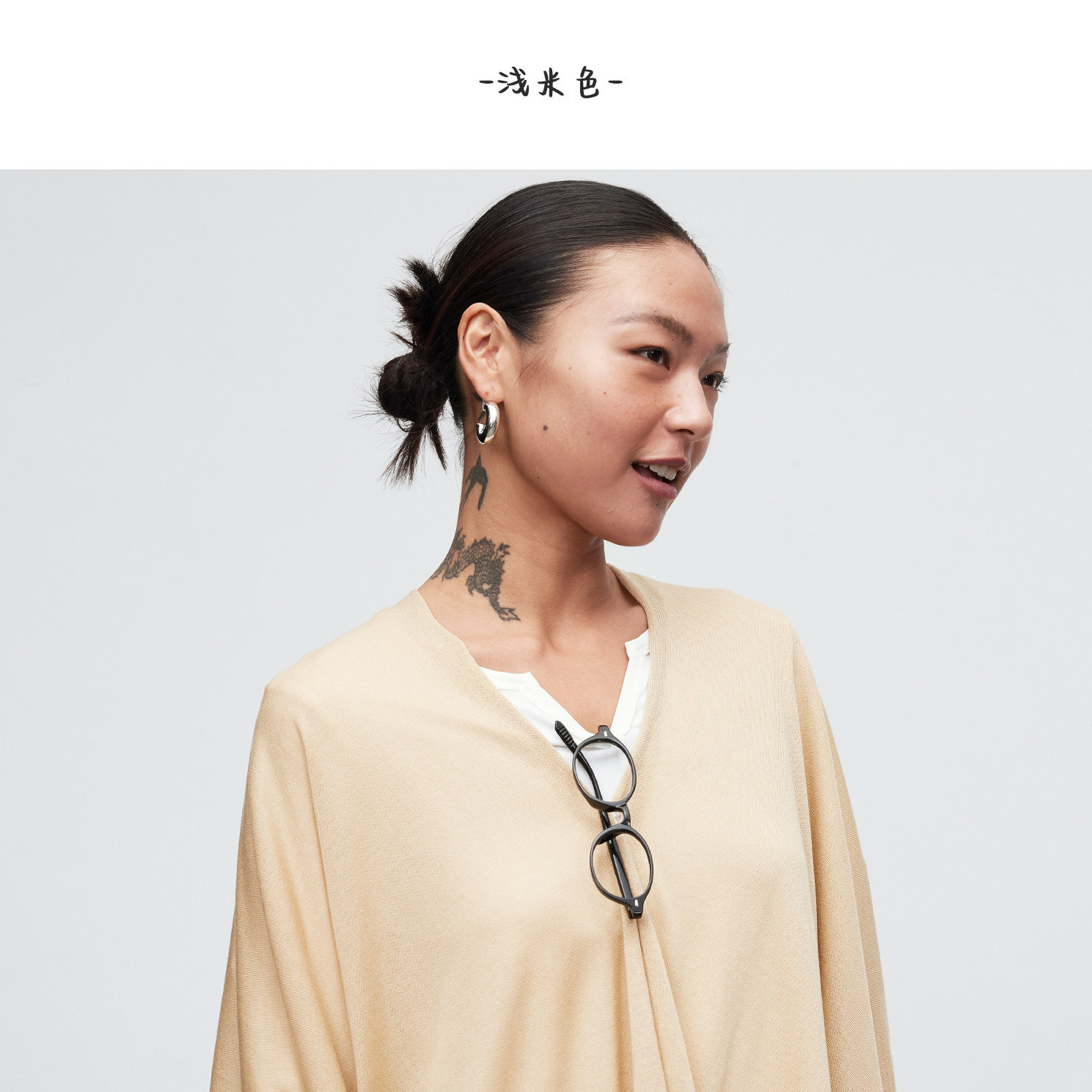 魔术披肩!多用途围巾(莱赛尔混纺)女外搭2026新款防晒罩衫斗篷夏