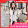Áo khoác cotton nữ dễ thương mùa đông 2019 mới thả lỏng cotton phù hợp với học sinh trung học cơ sở Hàn Quốc áo khoác cotton - Bông áo phao béo nữ
