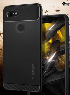 Spigen 适用于谷歌Pixel 3 XL手机壳防摔磨砂软TPU保护外壳新款Pixel 2/3 全包边个性创意潮牌男女款