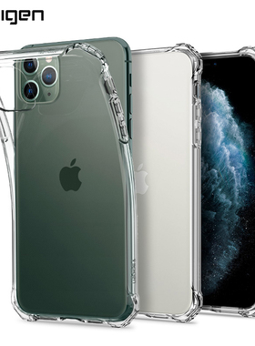 【特卖】Spigen适用于苹果iphone11手机壳11 pro软TPU 11 pro max透明保护套11全包防摔个性创意潮男女新