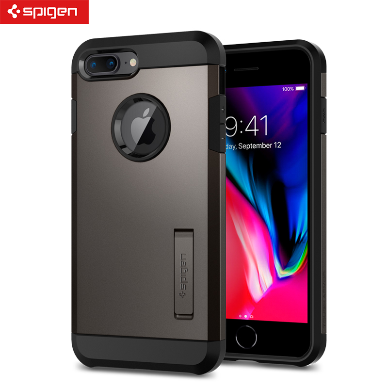 Spigen 适用于苹果iPhone8/7Plus升级款手机壳8/7保护套硅胶全包防摔加强男女潮牌硬壳户外