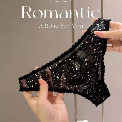 黑夜星河～美到我心坎儿里了好有纯欲氛围T字内裤穿上超级撩人！