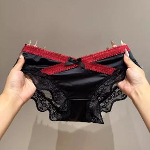 小花边 美在心巴上 交叉撞色性感低腰蕾丝 姐姐看起来就香香