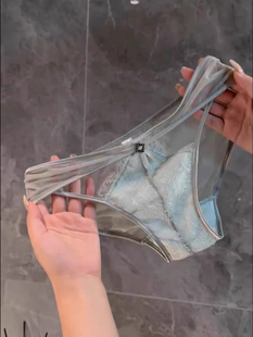 碧波绿!一帘幽梦~温柔水钻内裤~缎面+蕾丝+网纱搭配的都恰到好处