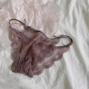超sexy！蛊惑人心~纯欲性感镂空蕾丝透气三角低腰内裤~特别显腿长