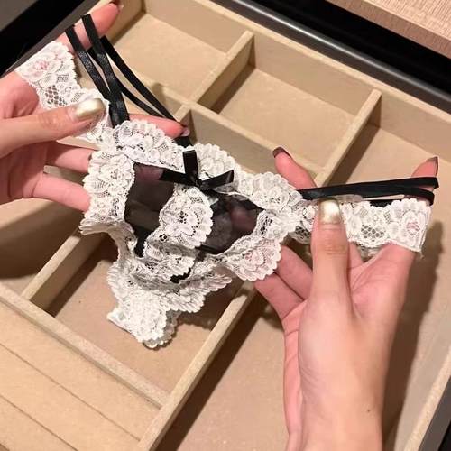 中国蝴蝶结无痕超薄青年细带锦纶