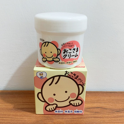 日本toplan幼儿润肤霜儿童面霜保湿补水护肤霜擦脸霜无香料110g