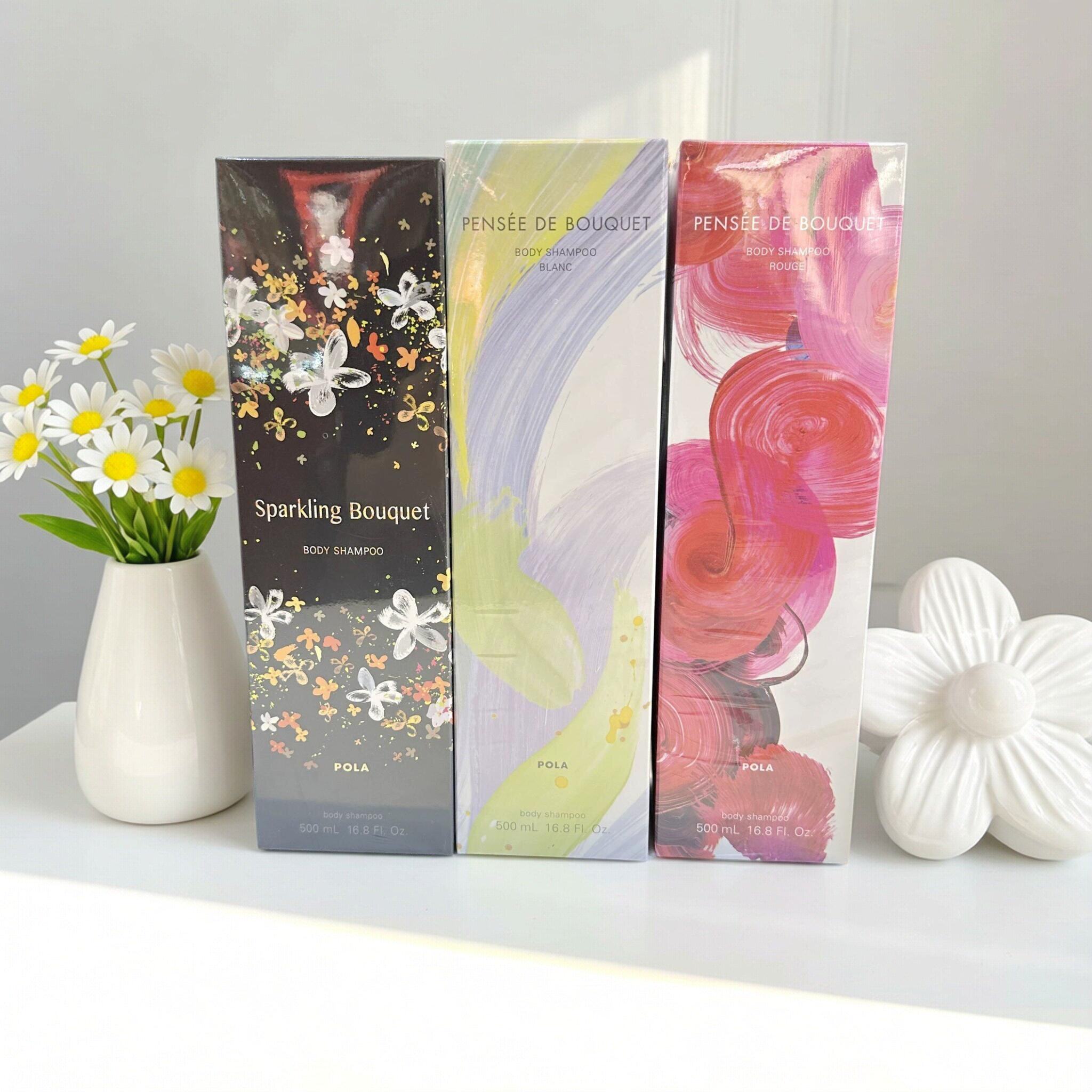 日本委托代买POLA宝丽玫瑰百合桂花茉莉花香樱花沐浴露500ml