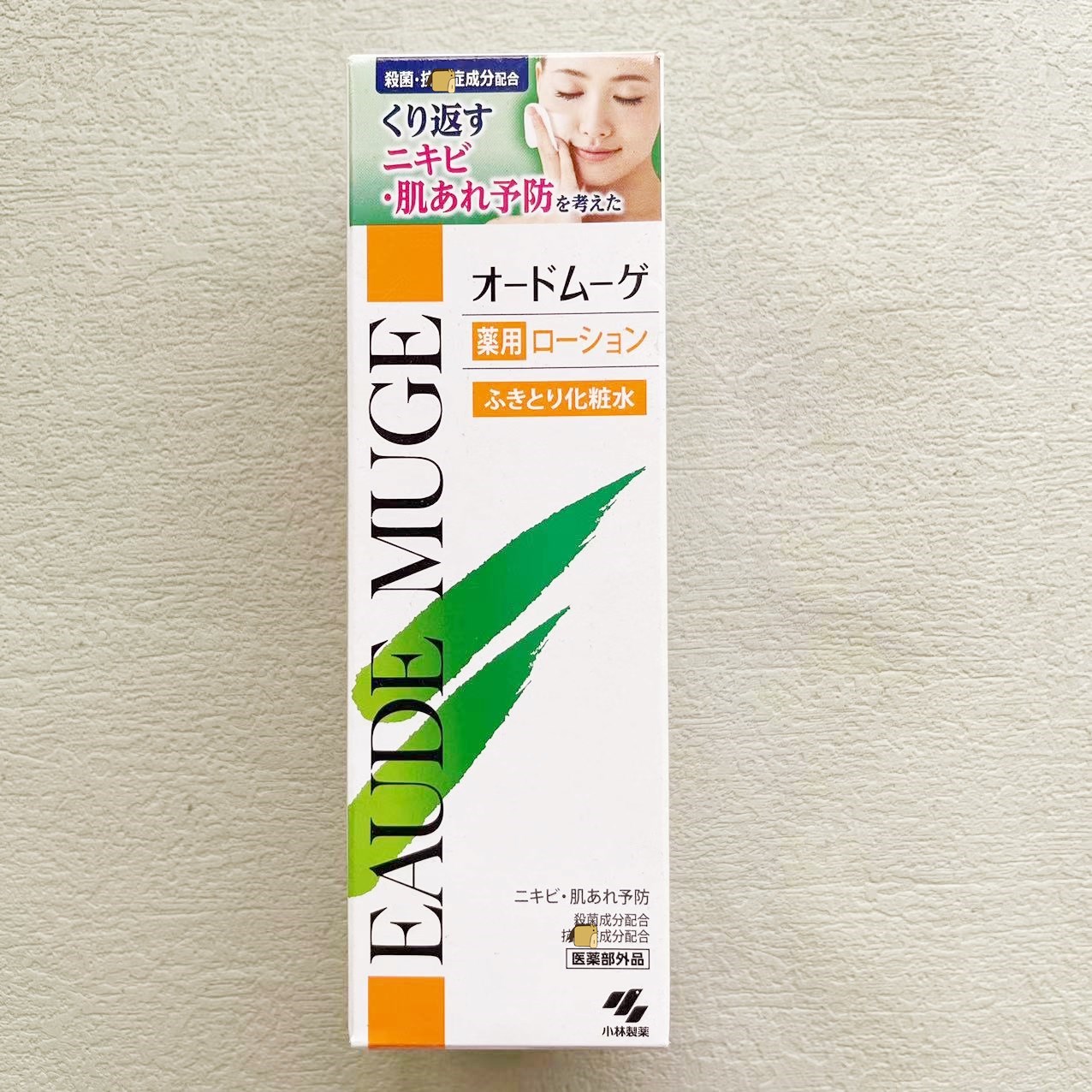 日本委托代买小林制药EAUDEMUGE安黛抹肌擦拭爽肤水化妆水160ml
