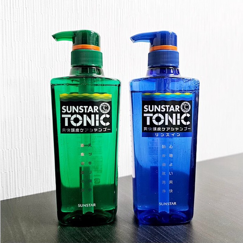 日本委托代买SUNSTAR盛世达TONIC2合1头皮清洁去屑洗发水温和清爽图片
