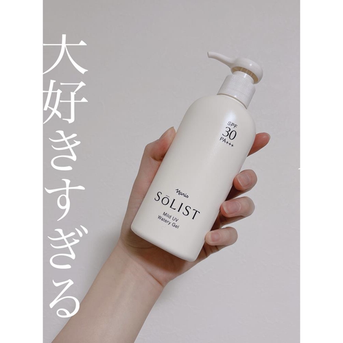 日本委托代买娜丽丝Solist水润身体防晒啫喱SPF30+ 180ml
