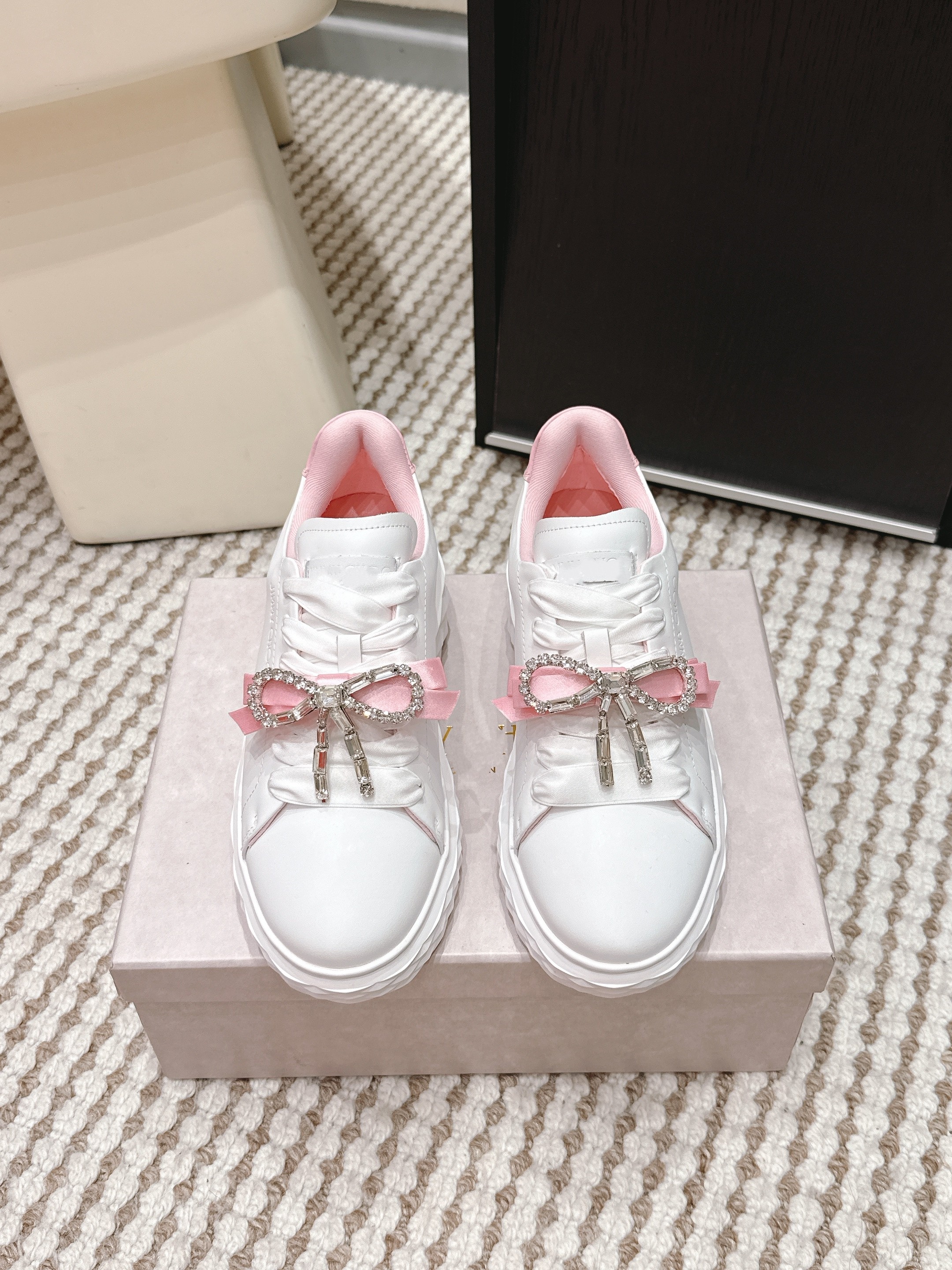 新年真皮厚底小白鞋女26春新款水钻蝴蝶结增高百搭时尚运动休闲鞋,女鞋,时尚休闲鞋,淘宝优惠券,粉丝福利购,淘宝优惠卷