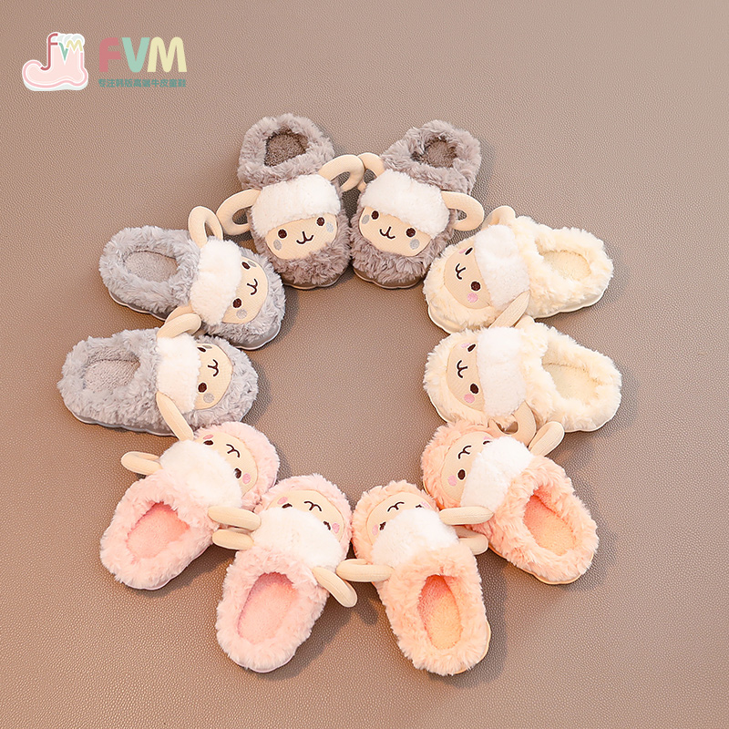 fvm女童鞋子儿童棉拖鞋