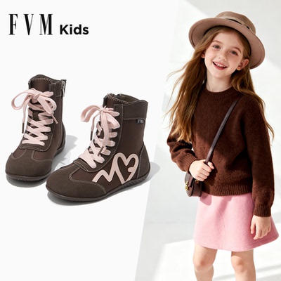 女童靴子儿童德训马丁皮靴