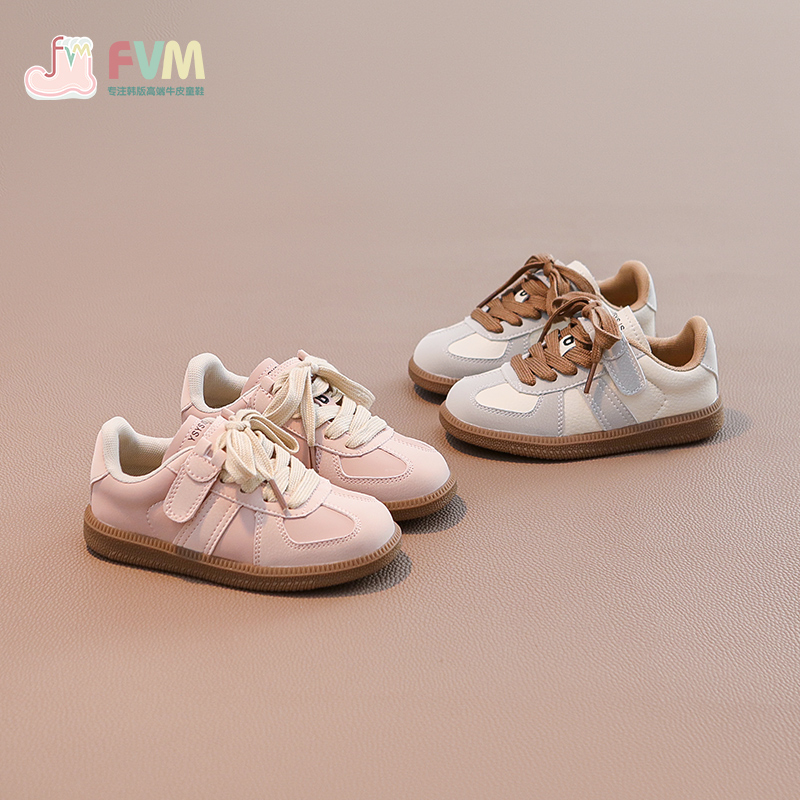 fvm女童鞋子儿童运动板鞋