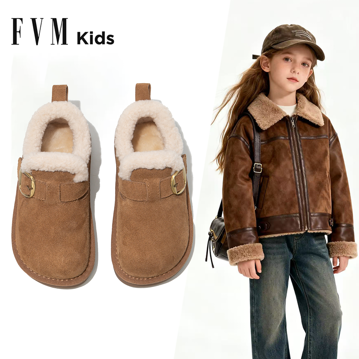 【加绒加厚】【女童大棉雪地靴】