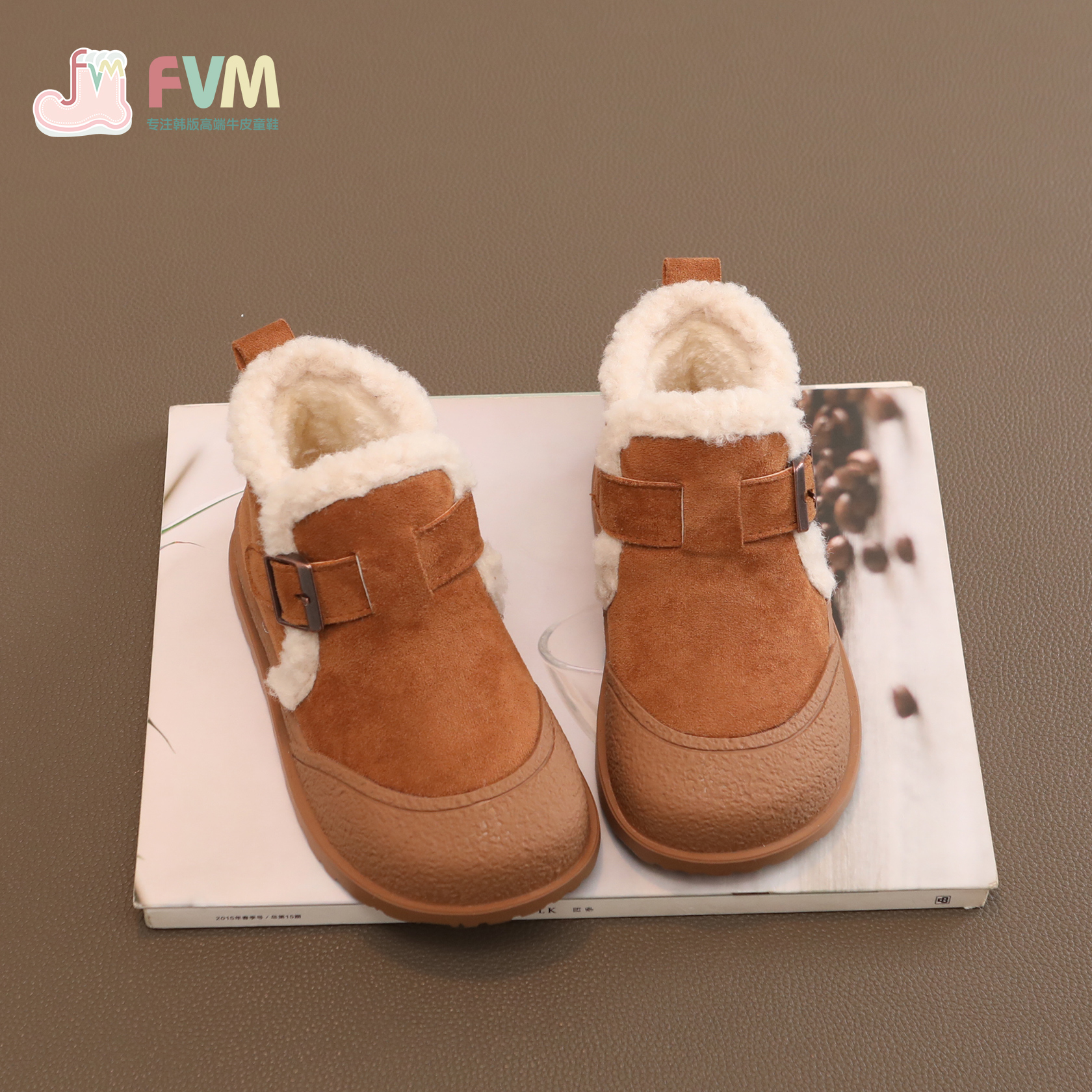 女童鞋子保暖高帮加厚二棉鞋女孩