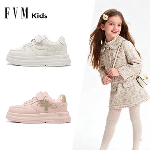 女童鞋子儿童运动板鞋2026新款春季男童学生小白休闲春款白色低帮