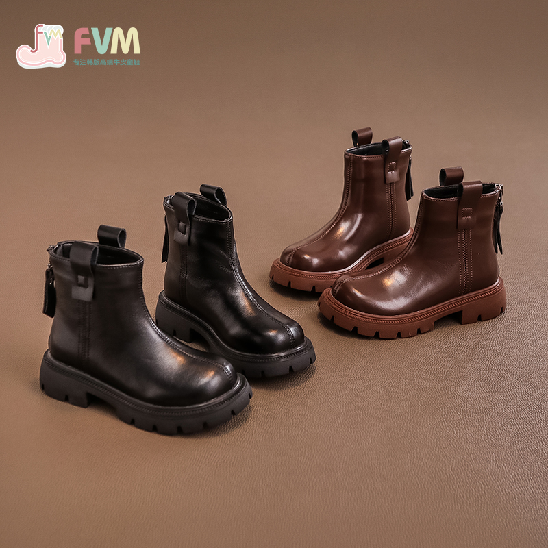 马丁靴女童英伦风冬季