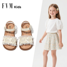 FVM女童鞋子儿童公主凉鞋2025新款夏季夏款女孩软底洋气大童超火