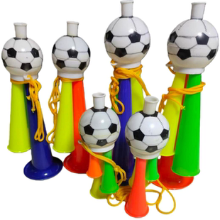 足球喇叭欧洲杯助威加油三音喇叭玩具吹奏喇叭大中小喇叭