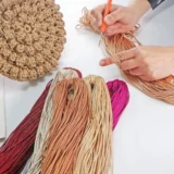 Шелковые шелковые нитки ручной работы, плетеный крючок для вязания, шапка, подушка, 2мм