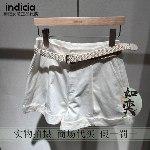 标记indicia正品国内代购专柜26夏棉短裤F2B6DK242C-539