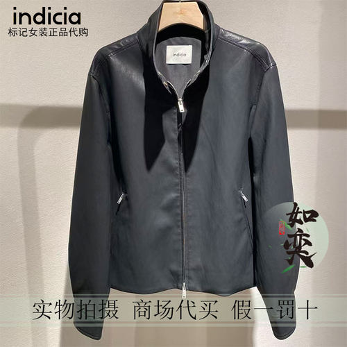 标记indicia正品国内代购专柜26秋皮衣F2C6PY341F-1089