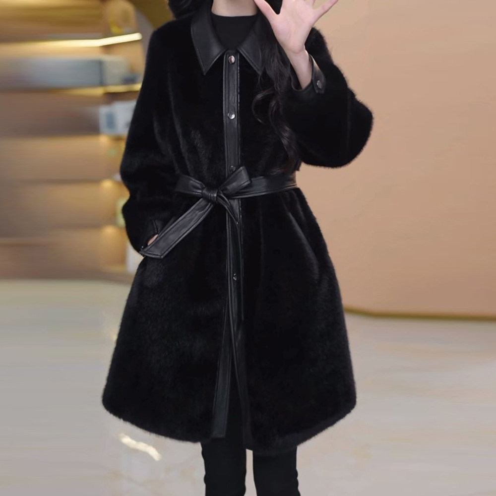 时尚气质加绒加厚大衣女2025冬季修身显瘦减龄遮肉中长款保暖外套,女装/女士精品,短外套,淘宝优惠券,粉丝福利购,淘宝优惠卷