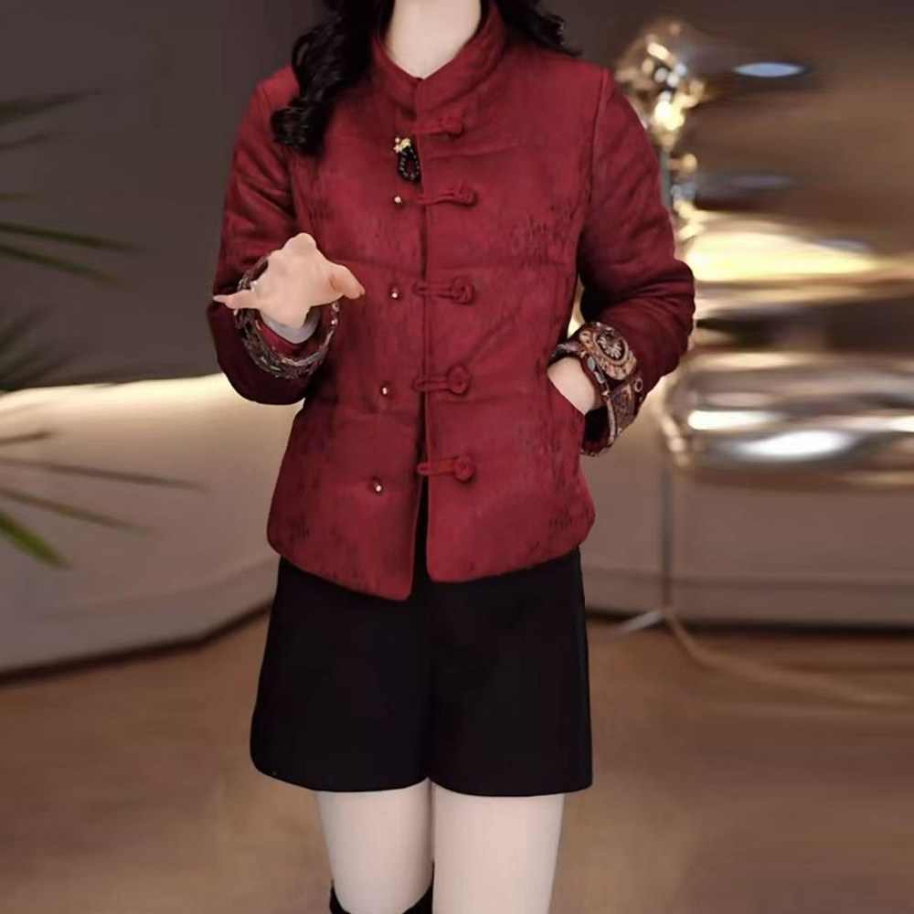 气质优雅高级感棉服女2025年冬季修身显瘦减龄遮肉百搭保暖短外套,女装/女士精品,短外套,淘宝优惠券,粉丝福利购,淘宝优惠卷