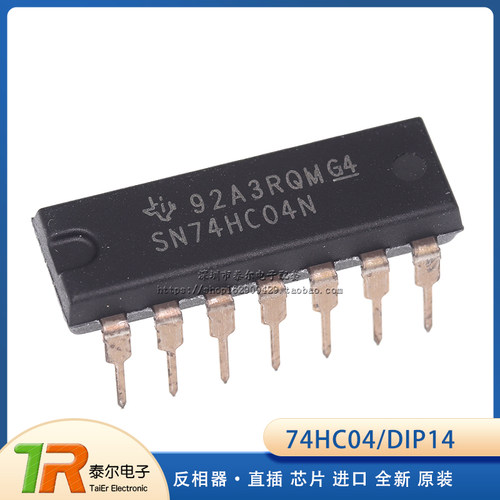 直插芯片 进口全新原装 74HC04 HD74HC04P SN74HC04N DIP14