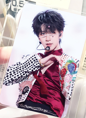 贺峻霖Redbone舞台小卡周边新款拍立得LOMO卡精致圆角自印卡片ins