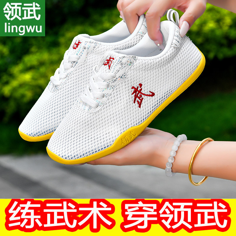 领武儿童武术鞋夏季网布练功透气