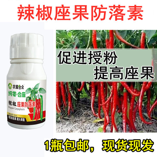 肥料辣椒授粉药辣椒开花不结果