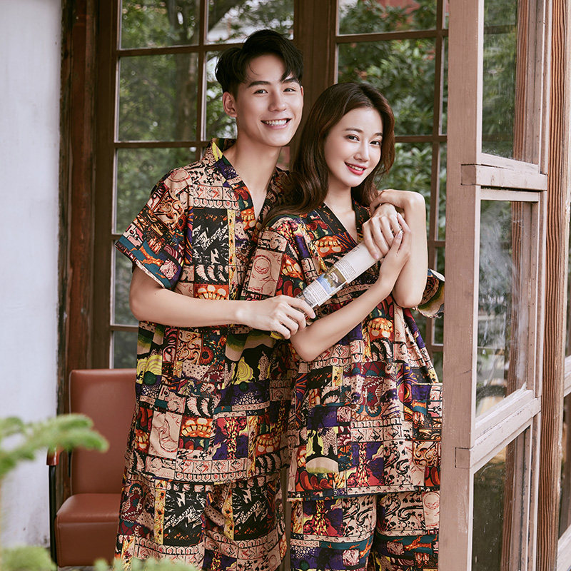 汗蒸服女大码高档2026新款盐蒸洗浴浴服酒店按摩足疗情侣款客人服