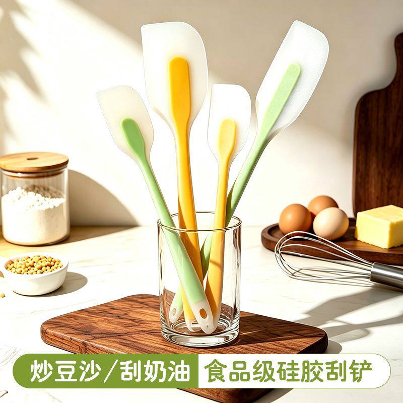 食品级硅胶一体式耐高温刮铲