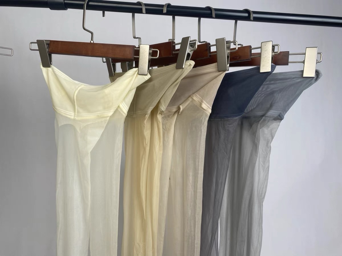 新品融化高弹细腻超薄隐形无缝丝袜女网纱腰口连裤袜透明新款显瘦